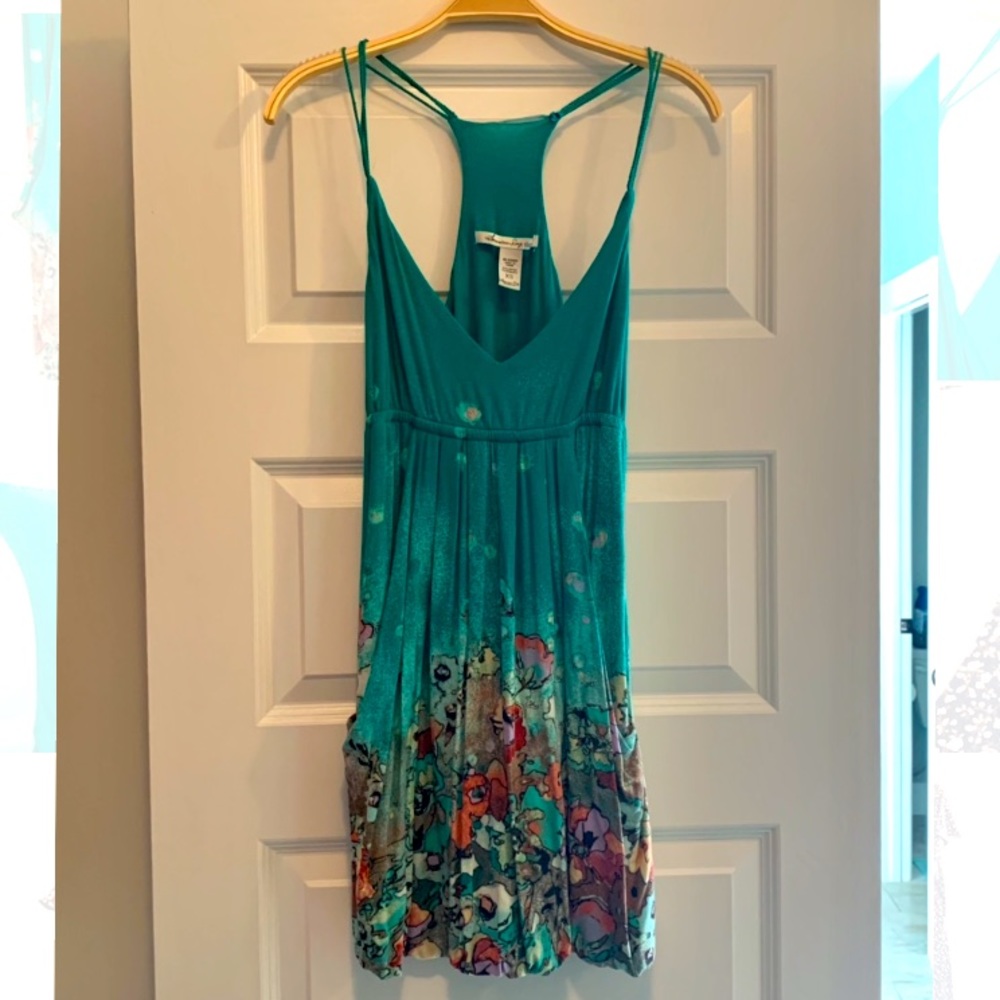 EUC American Rag Sun dress - XS floral print with pockets